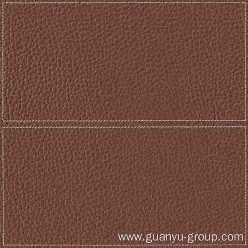 Beige Leather With Frame Decoration Rustic Tile